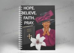 HOPE.BELIEVE.FAITH.PRAY - Notebook